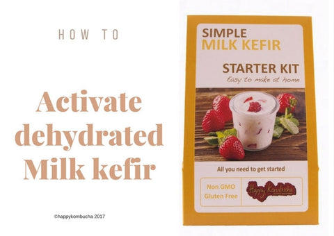 how to activate milk kefir