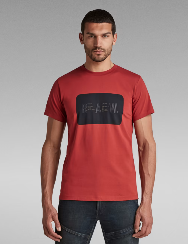 G-Star RAW. Layer T-Shirt Rusty Red – BLVD