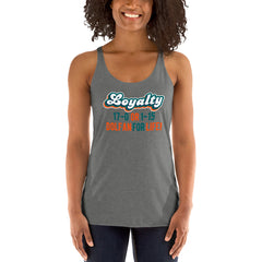 Dolfan Loyalty Women's Racerback Tank