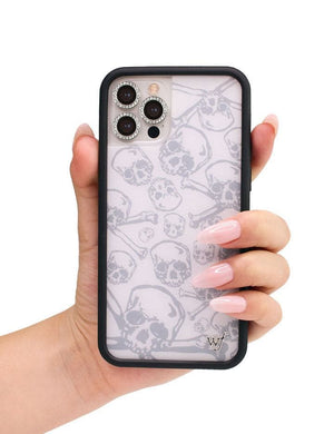 wildflower skull girl iphone 14promax