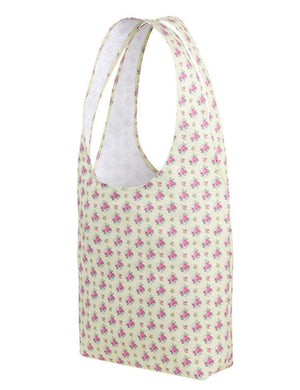 wildflower vintage floral tote bag