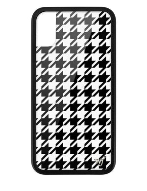 wildflower houndstooth iphone xs
