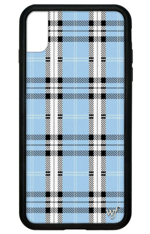 Blue Plaid iPhone Xs Max Case