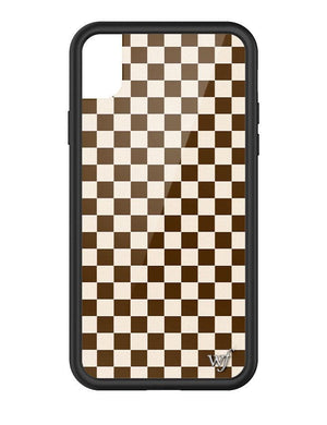 wildflower checkers iphone xr|brown