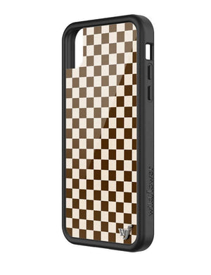 wildflower checkers iphone xr|brown