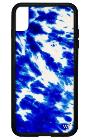 Blue Tie Dye iPhone Xs Max Case