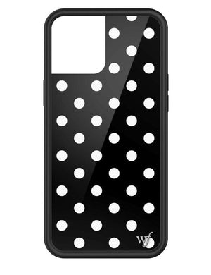wildflower polka dot iphone 12promax|black and white