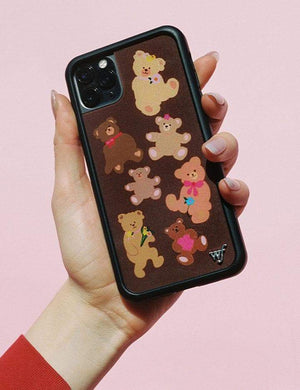 wildflower bear-y cute iphone 14promax