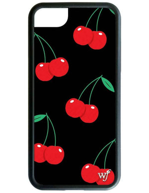 Cherry iPhone SE/6/7/8 Case | Black