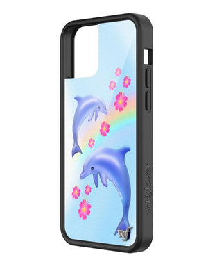 wildflower dolphin love iphone 12pro