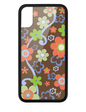 wildflower far out floral iphone xs