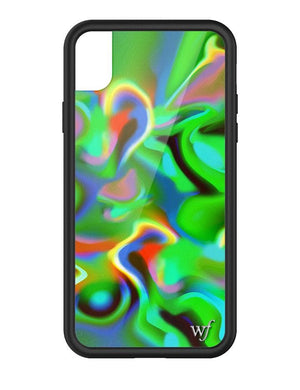Jaded London Trippy Green iPhone Xs Max Case.