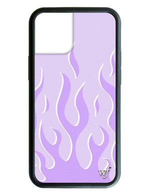 Lavender Flames iPhone 12 Case