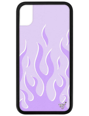 Lavender Flames iPhone Xr Case