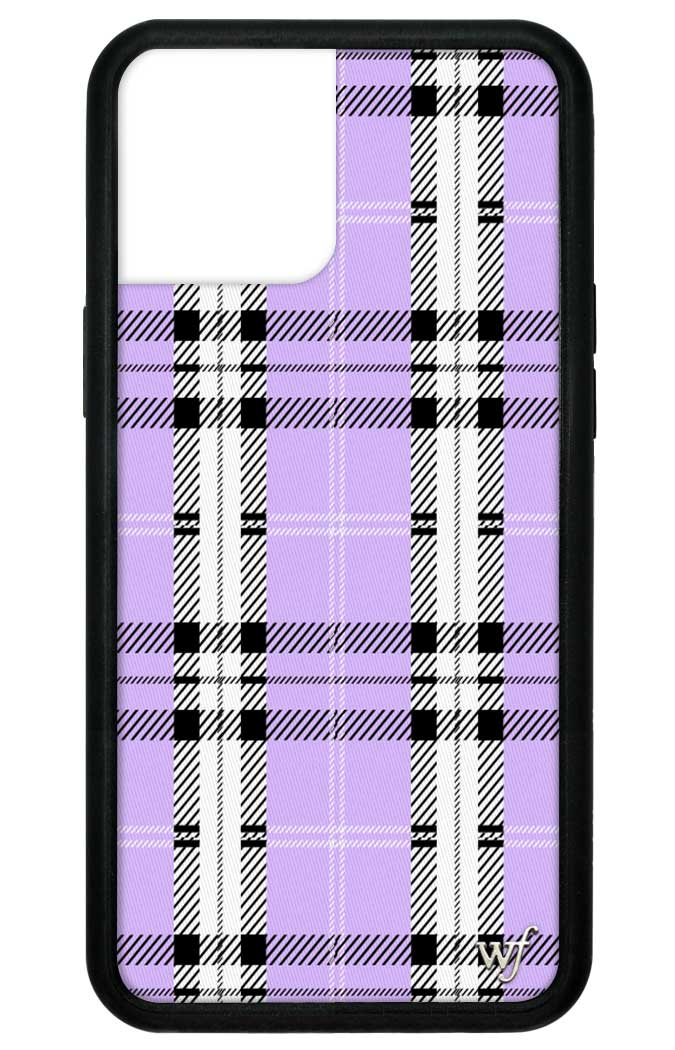 Wildflower Lavender Plaid Iphone 12 Pro Max Case