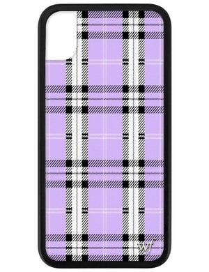 Plaid iPhone Xr Case | Lavender