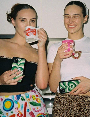 Devon and Sydney Carlson Matcha Love iPhone 11 Case