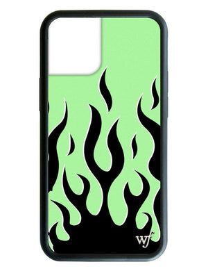 Neon Flames iPhone 12 Case