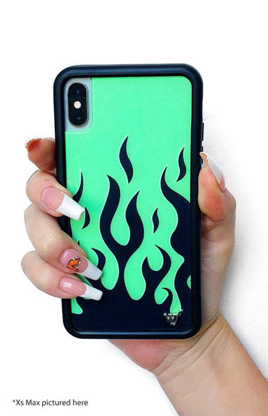 Neon Flames Iphone Se 6 7 8 Case Wildflower Cases