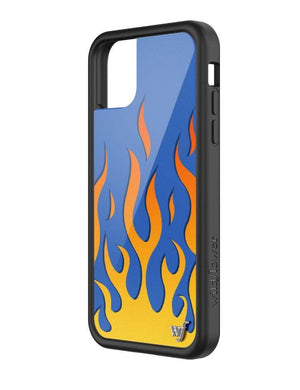 Flames iPhone 11 Case | Blue