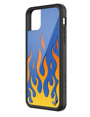 Flames iPhone 11 Pro Max Case | Blue