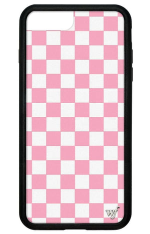 Wildflower Pink Checkers iPhone 7 Plus Case