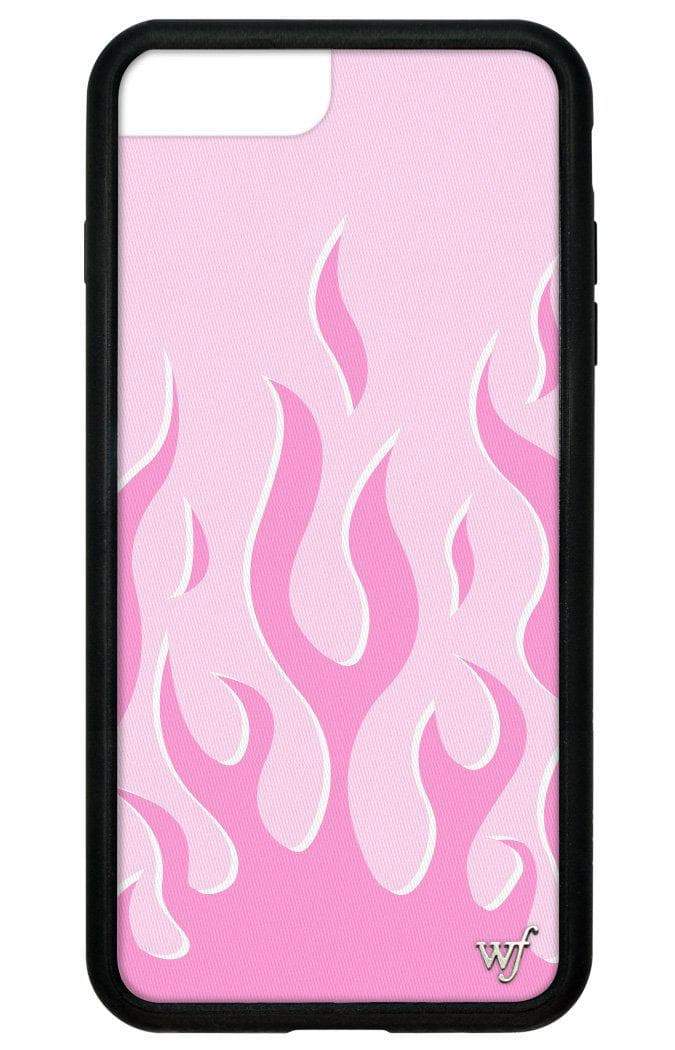 Flames Iphone 6 7 8 Plus Case Pink Wildflower Cases