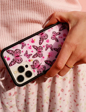 Wildflower Pink Butterfly iPhone 11 Case