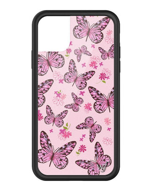 Wildflower Pink Butterfly iPhone 11 Case