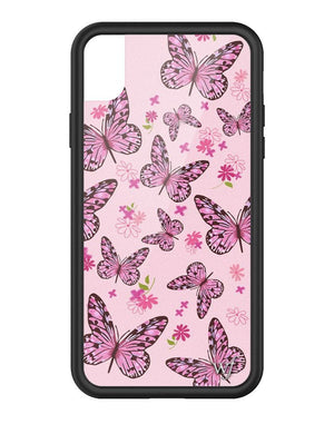 Wildflower Pink Butterfly iPhone XR Case