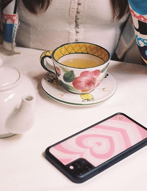 Rosé Latte Love iPhone 6+/7+/8+ Plus Case.