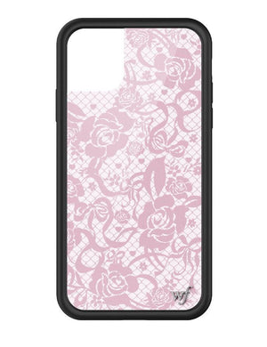 wildflower pink lace iphone 11