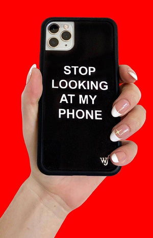 Stop looking at my phone iPhone 11 Pro Max Case