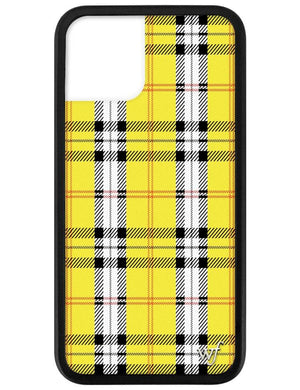 Yellow Plaid iPhone 11 Pro Case