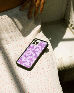 ildflower lavender butterfly iphone xr