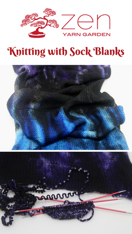 Knitting with Sock Blanks