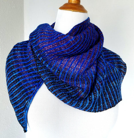 wrapped in brioche free shawl knitting pattern