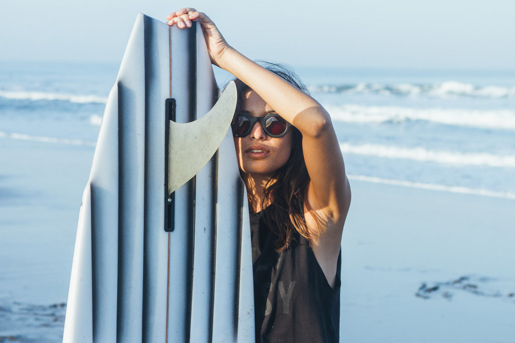 Julia Sullivan shot by Cait Miers for Salt Gypsy sustainable surfwear