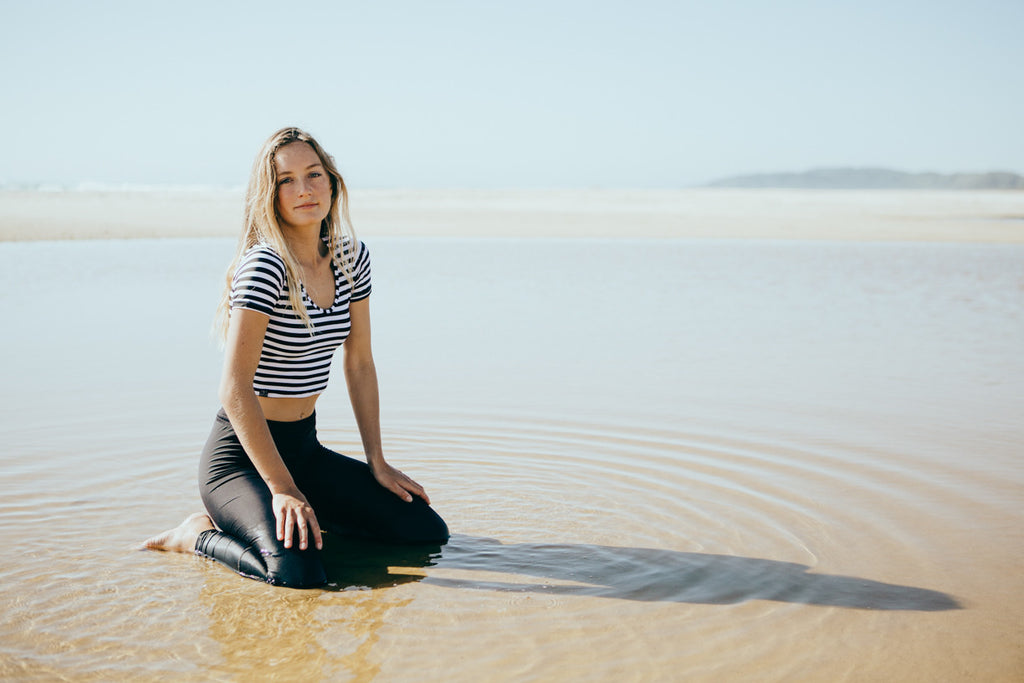 Shay Maclean shot by Francisco Tavoni for Salt Gypsy sustainable surfwear