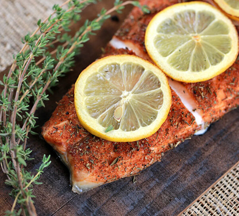 Click & Grow Guide To Beer And Food Pairing: GRILLED CEDAR PLANK SALMON FILLET from Jessica Gavin