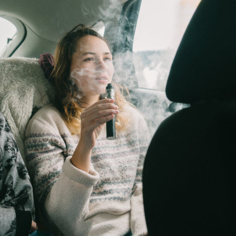friends on a vaping road trip