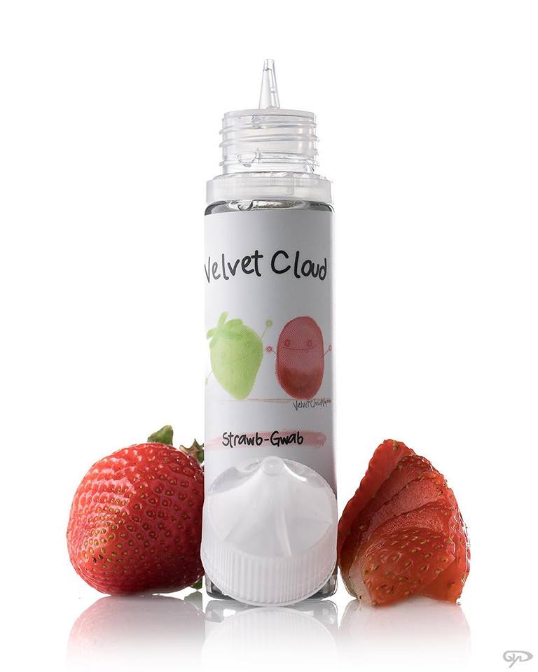 Velvet Cloud Fruit-Flavored e-Juice Strawb-Gwab