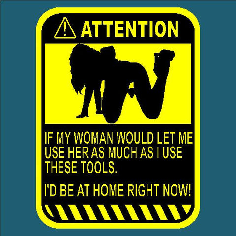 Funny Warning Sticker on Store Home   5 00 4wd Warning Decal Sticker