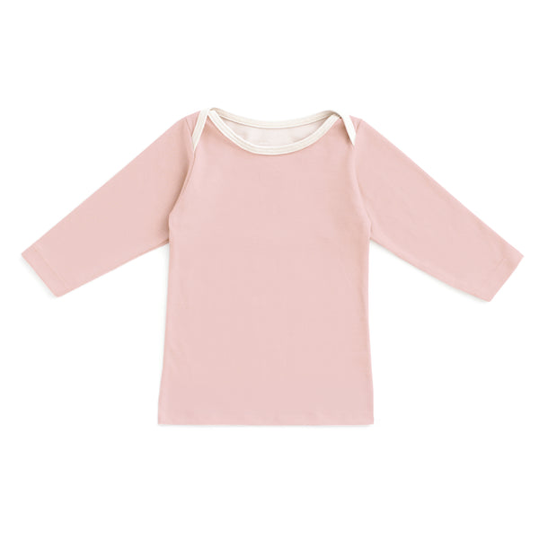 Long-Sleeve Lap Tee - Solid Pink