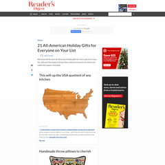 Reader's Digest All American Holiday Gifts