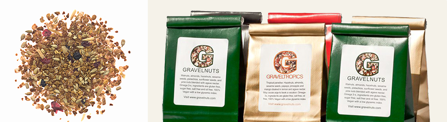 Free Shipping at Gravelnuts.com! Make healthy eating a delicious experience! by Gravelnuts.com