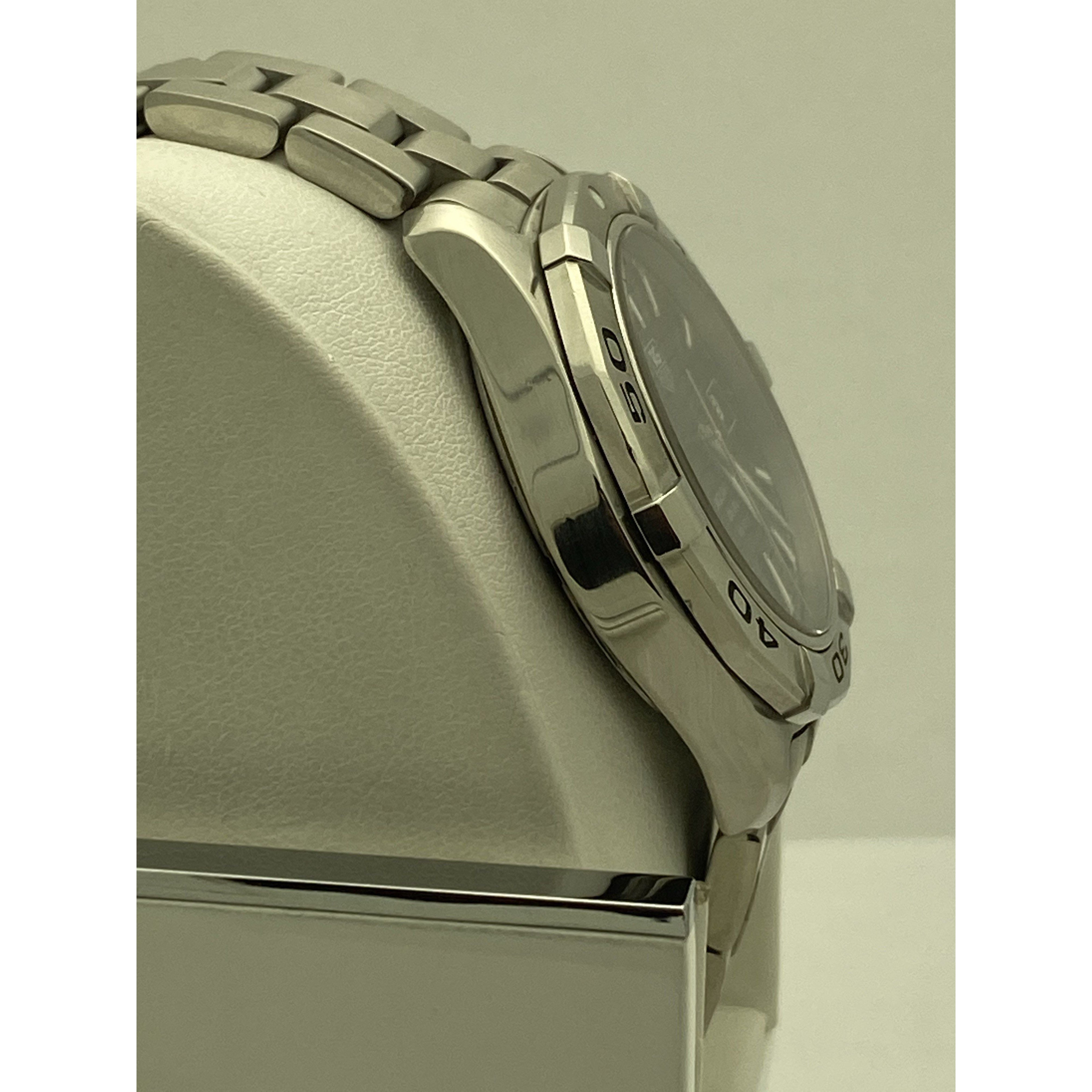 Tag Heuer Aquaracer Calibre 5 300M Men's Black Dial Stainless Steel Bracelet Watch WAP2010