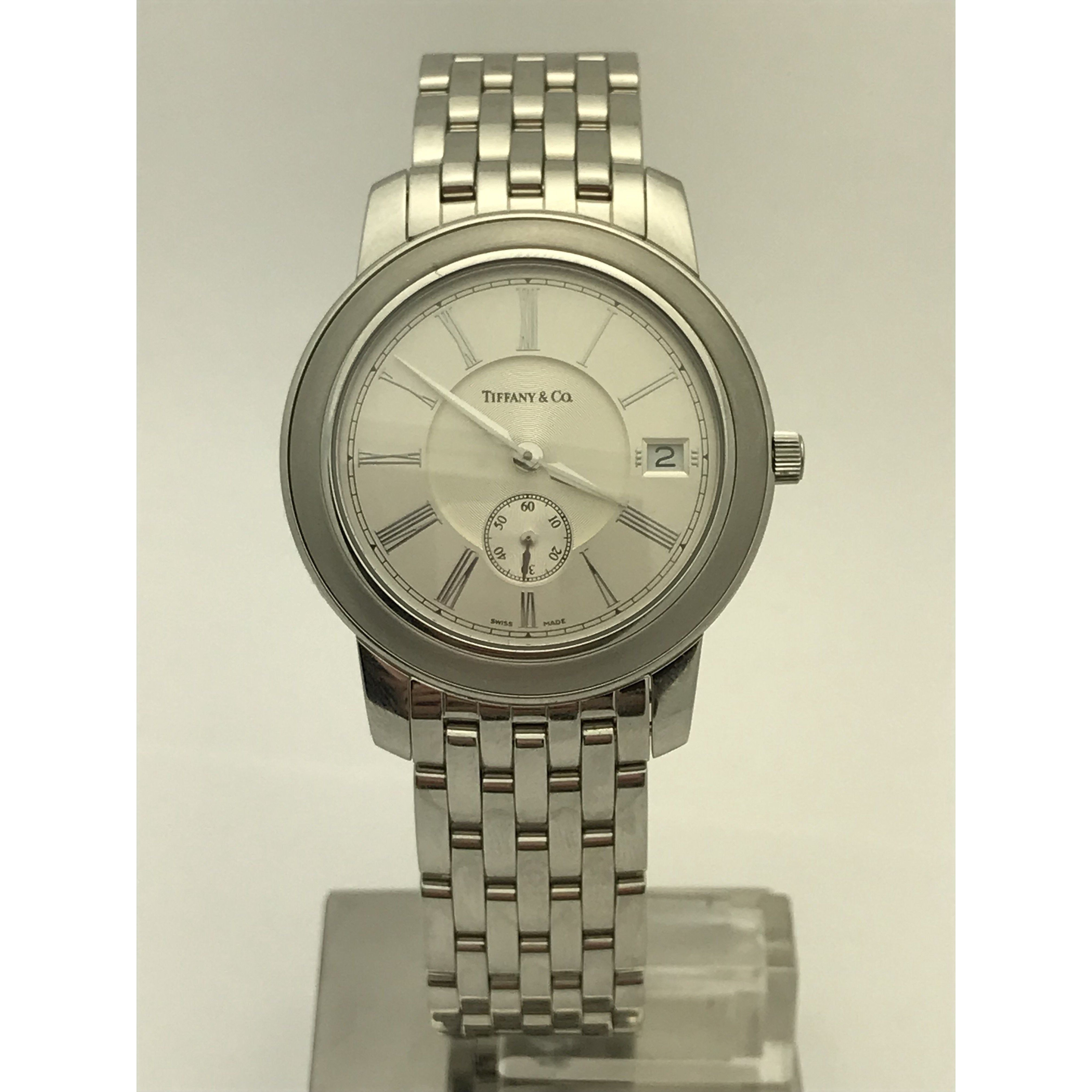 Tiffany & Co. Ladies Silver Tone Dial Watch 020234918