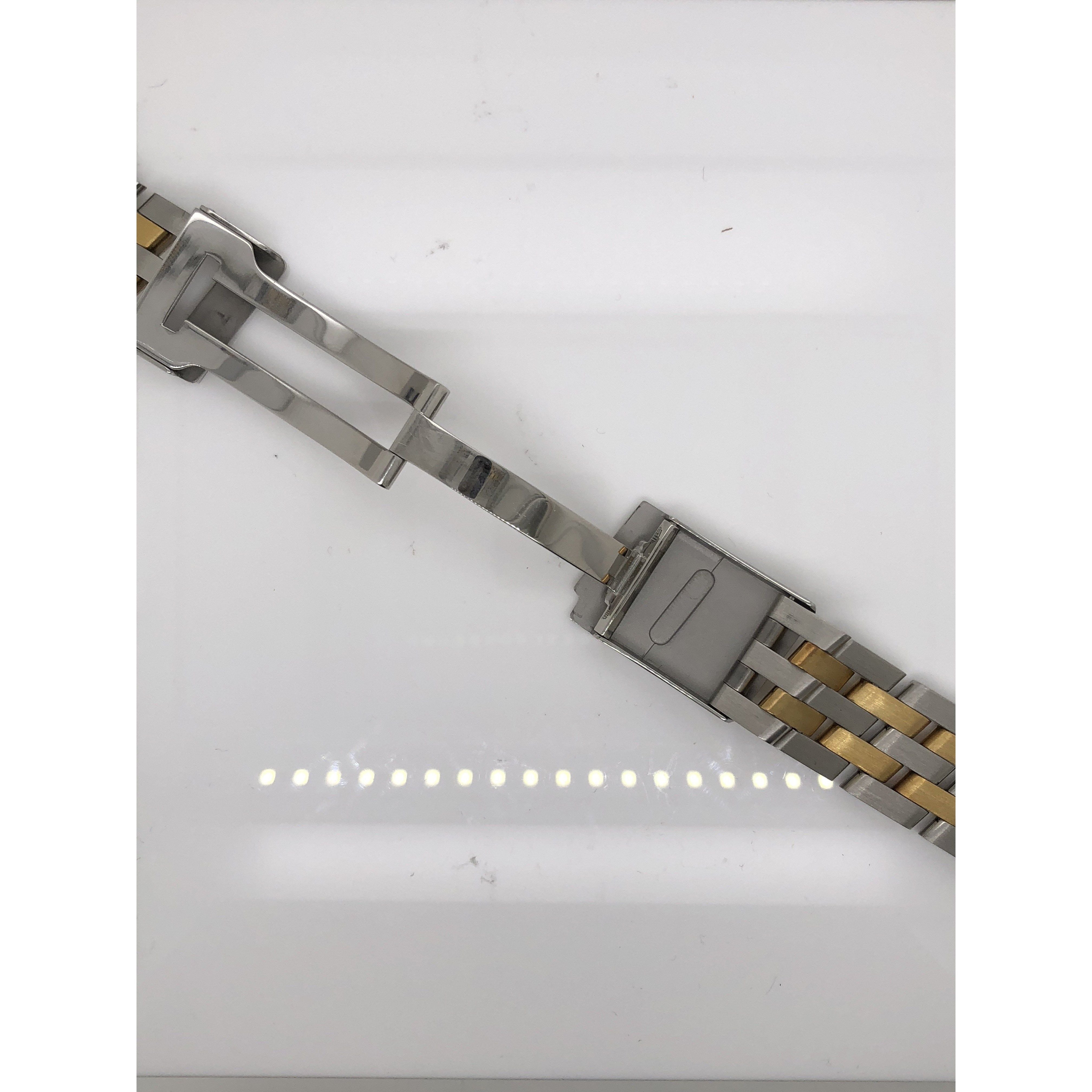 Breitling Two Tone Stainless Steel Strap Deployment Buckle 20-18MM 321D