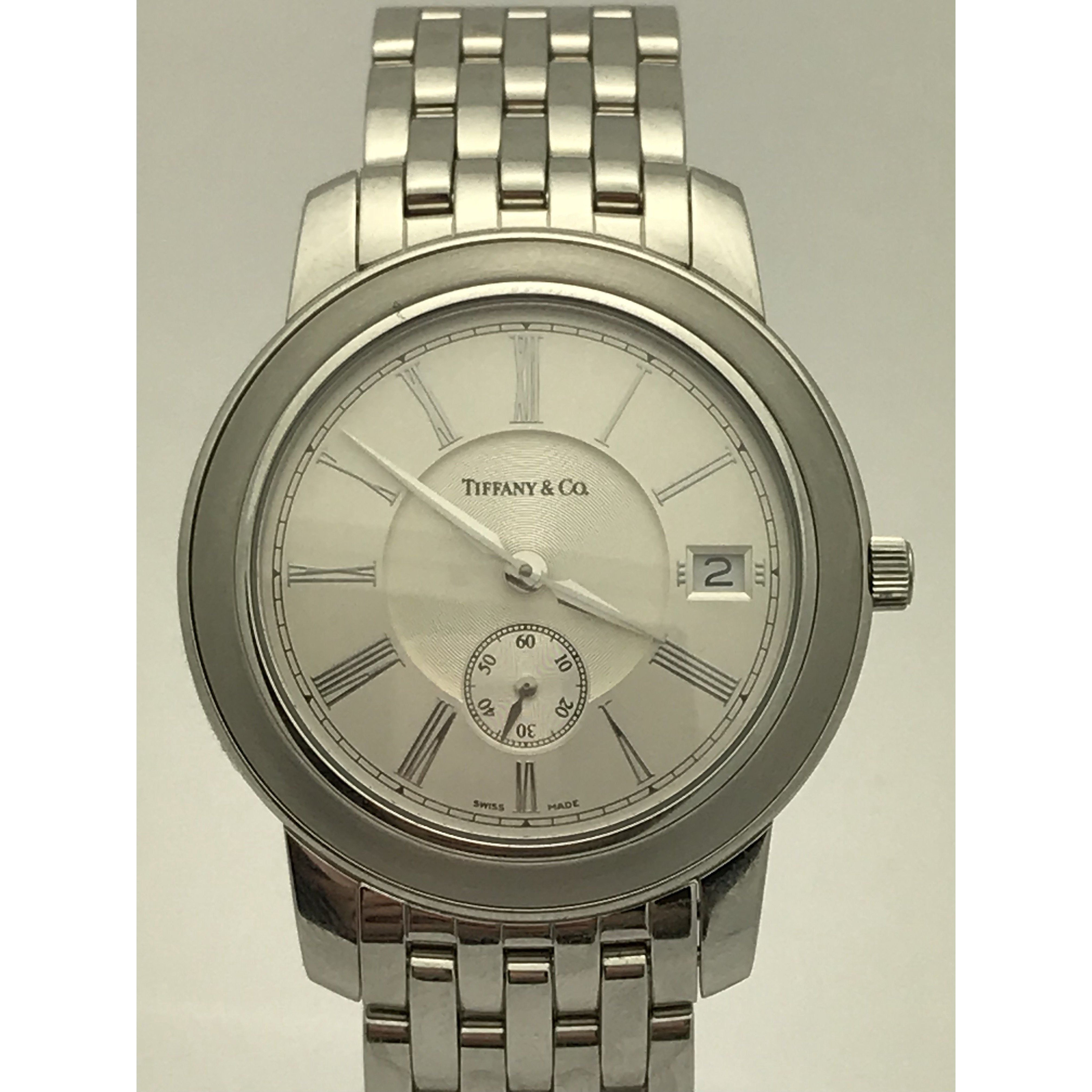Tiffany & Co. Ladies Silver Tone Dial Watch 020234918
